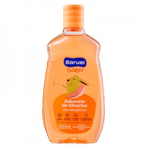 Sabonete Liquido Glicerina 210ml Baruel Baby