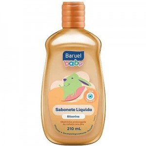 Sabonete Liquido Glicerina 210ml Baruel Baby
