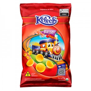 Salgadinho Sabor Bacon 51g Keleck