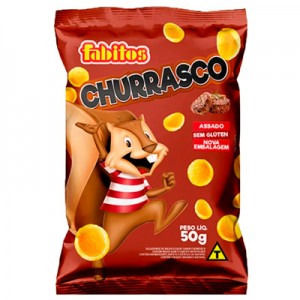 Salgadinho Sabor Churrasco 50g Fabitos