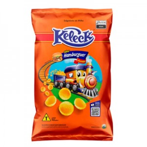 Salgadinho Sabor Hamburguer 51g Keleck