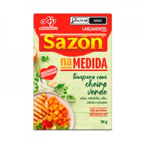 Sazon na Medida c/ 10 Cheiro Verde 30g Ajinomoto