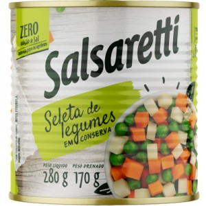 Seleta de Legumes Conserva 170g Salsaretti