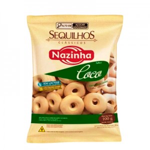 Sequilhos de Coco 100g Nazinha