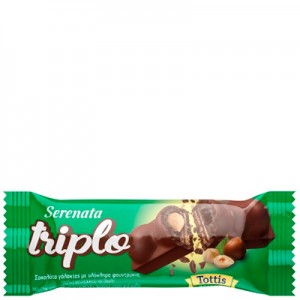Serenata Triplo Hazelnut Choco 50g Tottis VENC.2025/8/20