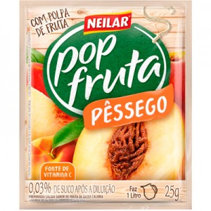 Suco em Pó de Pêssego 25g Neilar