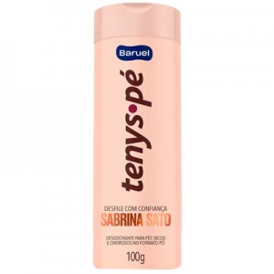 Talco p/ Pés Sabrina Sato 100g Tenys Pé