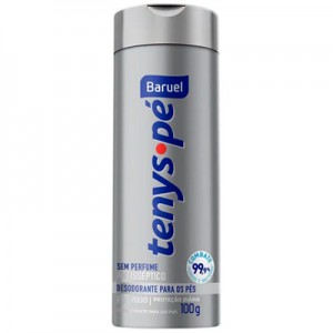 Talco p/ Pés Sem Perfume 100g Tenys Pé