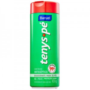 Talco p/ Pés Canforado 100g Tenys Pé