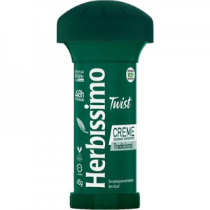 Desodorante em Creme Twist Tradicional 45g Herbissimo