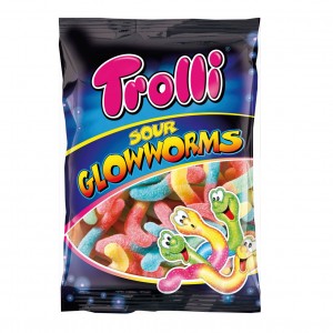 Trolli Sour Glowworms 100g