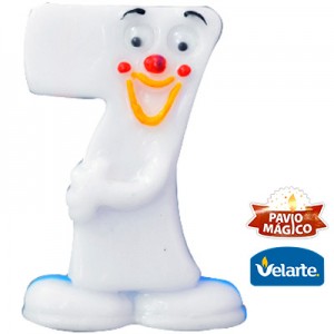 Vela Karetinha Azul Nº7 Velarte