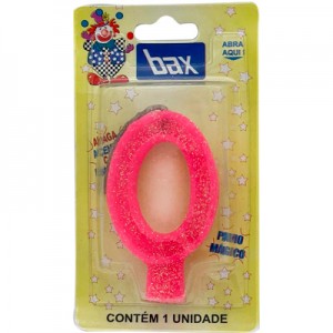 Vela Rosa Pavio Mágico N°0 Bax
