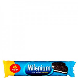 Biscoito de Nata Milenium 163g Vieira