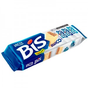 Wafer Chocolate Branco Bis 100g Lacta
