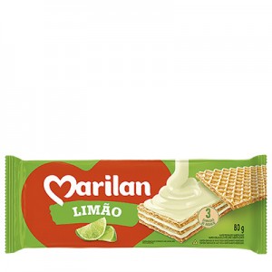 Wafer Limão 80g Marilan
