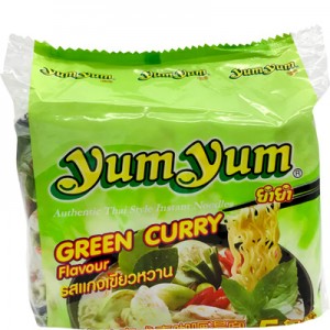 Lamen Green Curry 5 x 70g Yum Yum