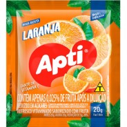 Suco em Pó de Laranja 20g Apti