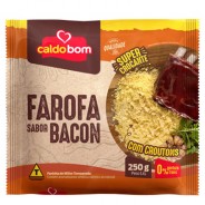 Farofa Crocante Sabor Bacon 250g Caldo Bom