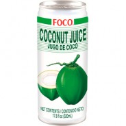 Coconut Juice- Jugo de Coco 520ml Foco