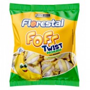 Fofs Twist Recheado Banana 220g Florestal
