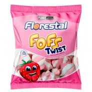 Fofs Twist Recheado Yogurt Morango 220g Florestal