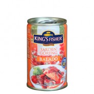 Fried Sardines Balado 155g King's Fisher