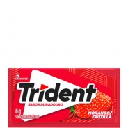 Goma de Mascar Morango 8g Trident