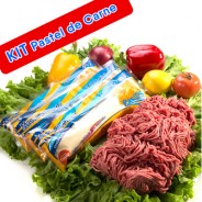 Kit Pastel ((3 Massas de Pastel)) + 1kg Carne Moída COD.8040