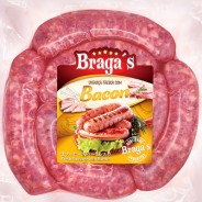 Linguiça Bacon Fresca 700g Braga's