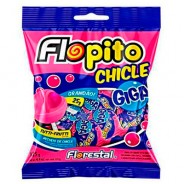 Pirulito Tutti-Frutti Chicle Giga 600g Flopito
