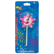 Vela Estrela Nº9 Rosa Festhamires 