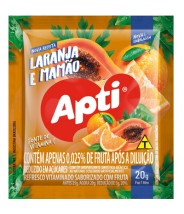 Suco em Pó de Laranja c/ Mamão 20g Apti