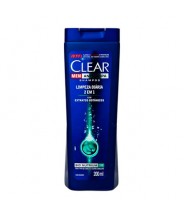 Clear Men Shampoo Anticaspa - Limpeza Diária 2 em 1 - 200ml