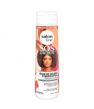 Condicionador Cachos Ricino e Queratina 300ml Salon Line