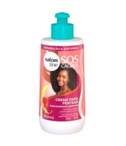 Creme p/ Pentear Cachos Ricino e Queratina 300ml Salon Line