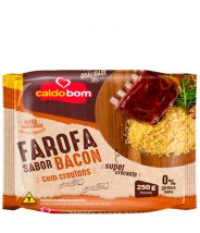 Farofa Crocante Sabor Bacon 250g Caldo Bom