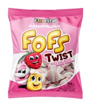 Fofs Twist Recheado Yogurt Morango 220g Florestal