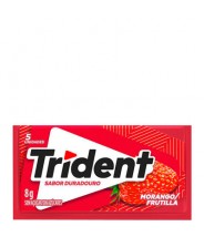 Goma de Mascar Morango 8g Trident