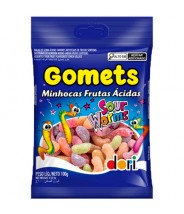 Minhocas de Frutas Ácidas 100g Gomets Dori