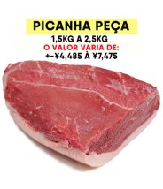 Picanha  Peça ***COM CORTE***  1,5~2,5kg COD. 92 