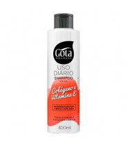 Shampoo Colageno 300ml Gota Dourada
