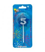 Vela Estrela Nº5 Azul Festhamires 