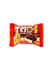 Wafer Trio Plus Choco Creme e Amendoim 16g Yaokin
