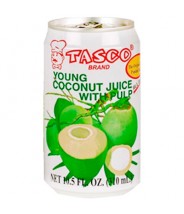 Young Coconut Juice W/Pulp 310ml Tasco