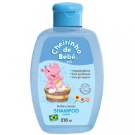 Shampoo Azul 210ml Cheirinho de Bebê