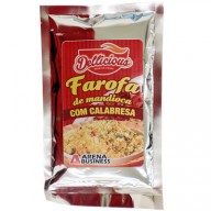 Farofa de Mandioca C/ Calabresa 250g Dellicious