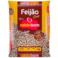 Feijão Carioca 1kg Caldo Bom